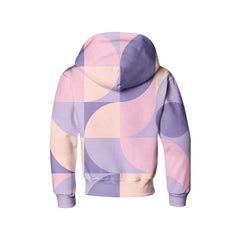 Violet Waves Kids Hoodies